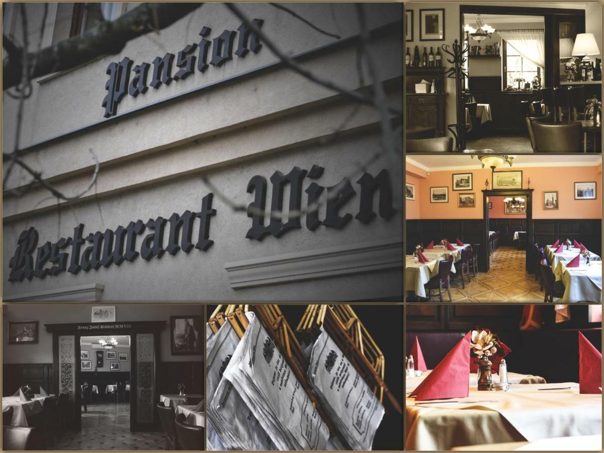 Restaurant Pansion Wien Cierny Brod Buitenkant foto