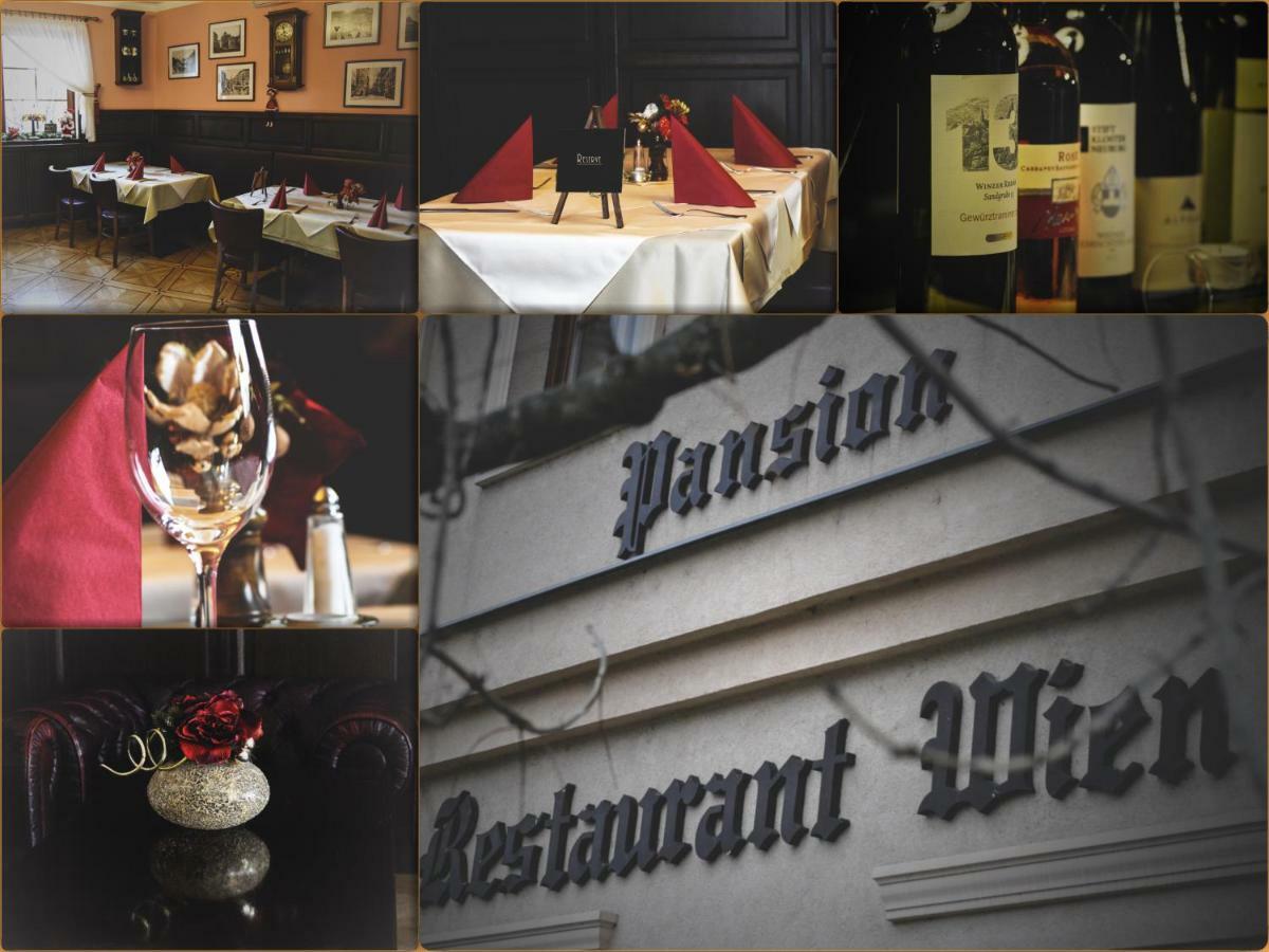 Restaurant Pansion Wien Cierny Brod Buitenkant foto